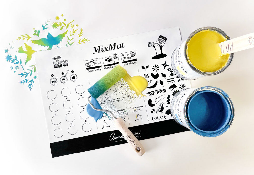 Annie Sloan Mixmat™ podložka na miešanie farieb a maľovanie
