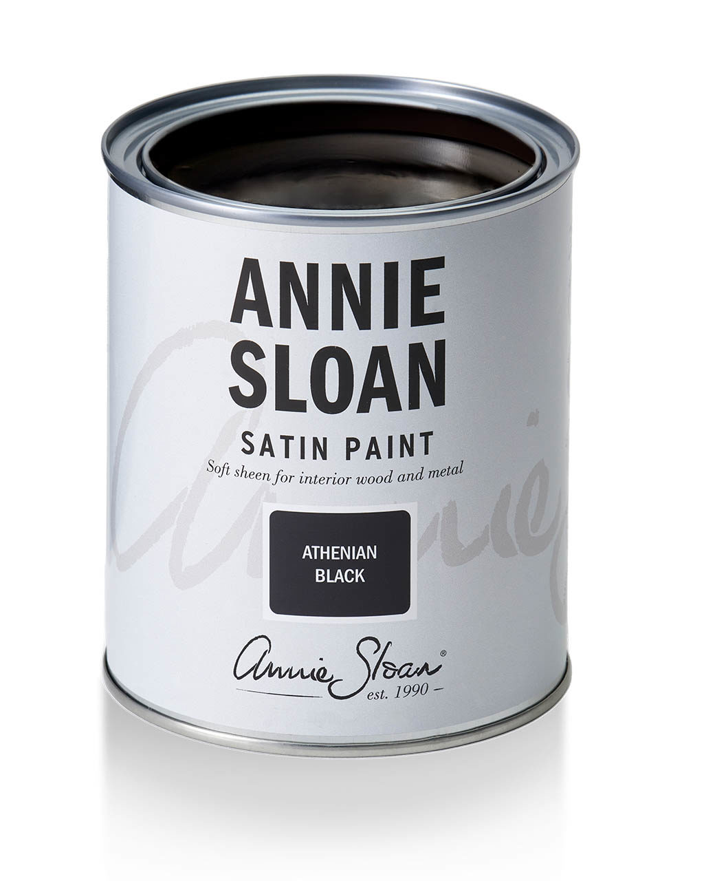 Čierna farba na nábytok - Satin Paint Annie Sloan Athenian Black