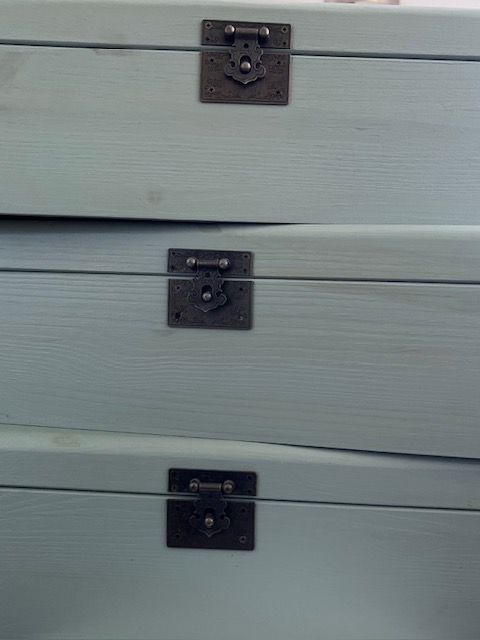 Vzorované drevené krabičky